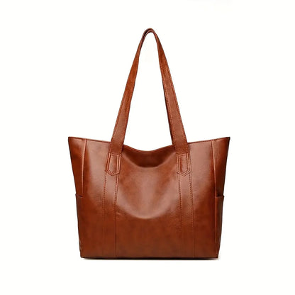 Vintage Vegan Leather Tote